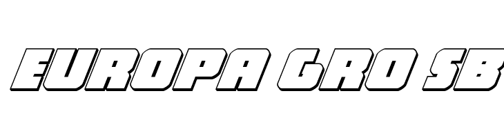 Hammer Scout 3D Italic  Free Fonts Download