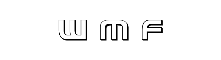 Federal Service 3D  Free Fonts Download