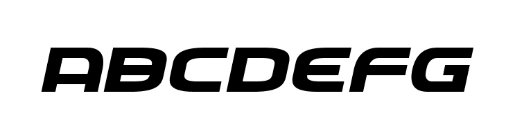 Federal Service Bold ExpandedItalic  Free Fonts Download
