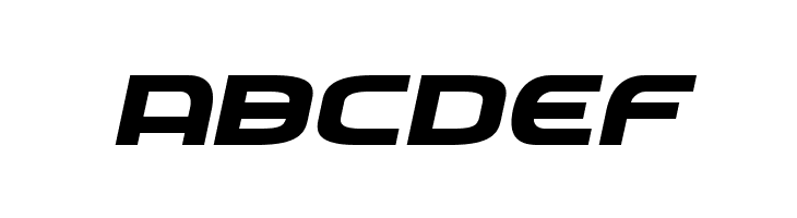 Federal Service Bold ExpandedItalic  Free Fonts Download