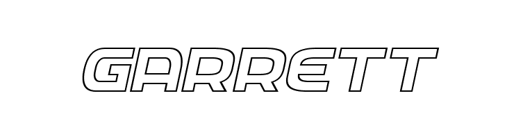 Federal Service Outline Italic  Free Fonts Download