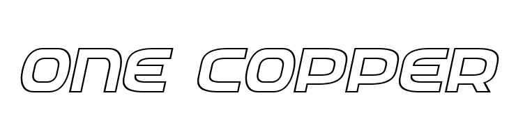 Federal Service Outline Italic  Free Fonts Download