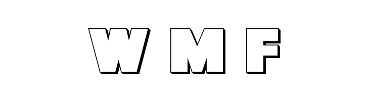 Force Runner 3D  Free Fonts Download