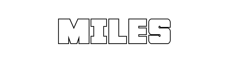 Force Runner Outline  Free Fonts Download
