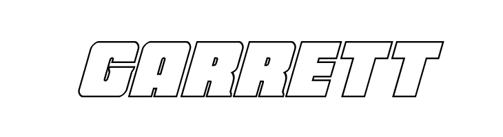 Force Runner Outline Italic  Free Fonts Download