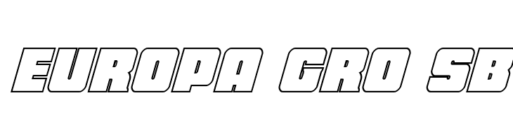 Force Runner Outline Italic  Free Fonts Download