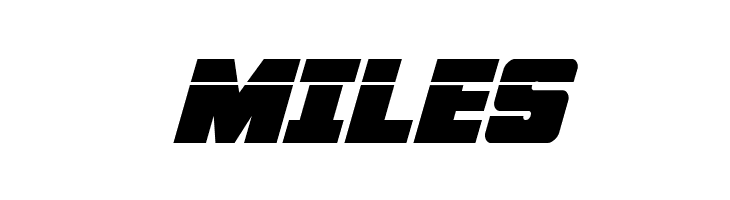 Force Runner Laser Italic  Free Fonts Download