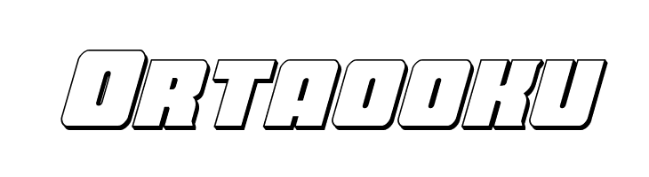 Force Runner 3D Italic  Free Fonts Download