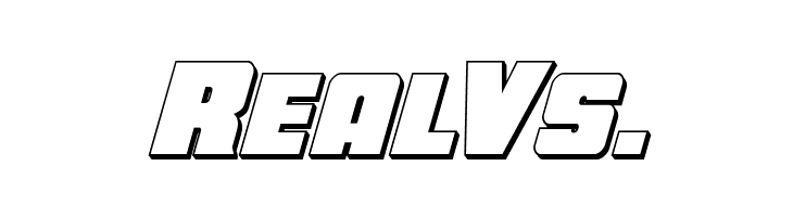 Force Runner 3D Italic  Free Fonts Download