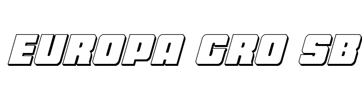 Force Runner 3D Italic  Free Fonts Download