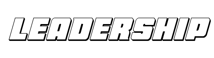 Force Runner 3D Italic  Free Fonts Download