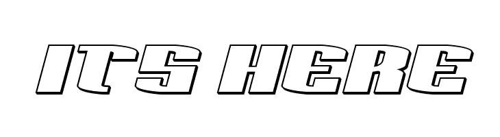 Sacred Czars 3D Italic  Free Fonts Download