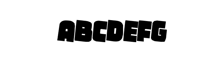 Frost Giant Rotated 2  Free Fonts Download