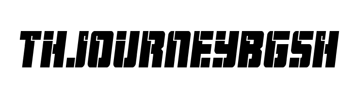 Hard Science Bold Semi-Italic  Free Fonts Download