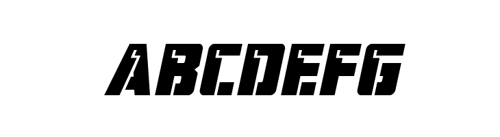 Hard Science Expanded Italic  Free Fonts Download