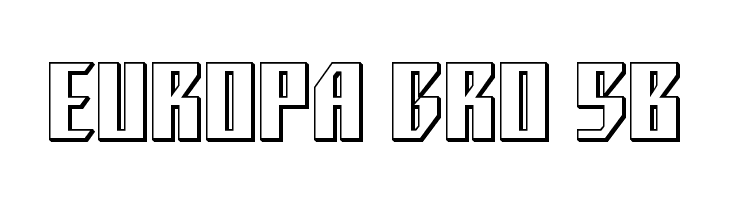 Yonder Blue 3D Straight  Free Fonts Download