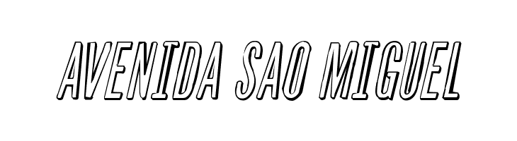 Slasher Film Rough 3D Italic  Free Fonts Download