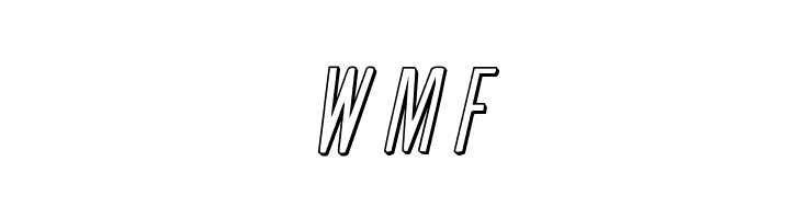 Slasher Film 3D Italic  Free Fonts Download