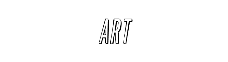 Slasher Film Rough 3D SemItal  Free Fonts Download