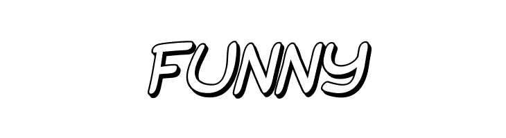 SF Toontime Shaded Italic  Free Fonts Download
