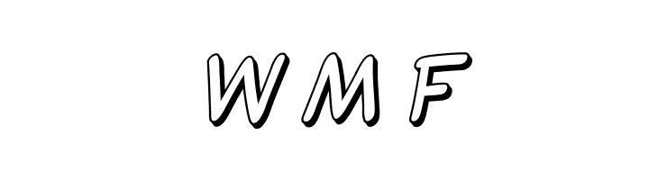 SF Toontime Shaded Italic  Free Fonts Download