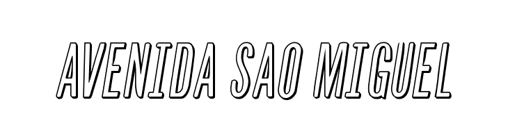 Slasher Film 3D Semi-Italic  Free Fonts Download