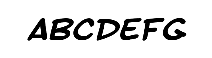 SF Toontime Extended Bold Italic  Free Fonts Download