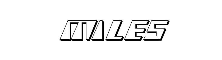 X-Racer 3D  Free Fonts Download