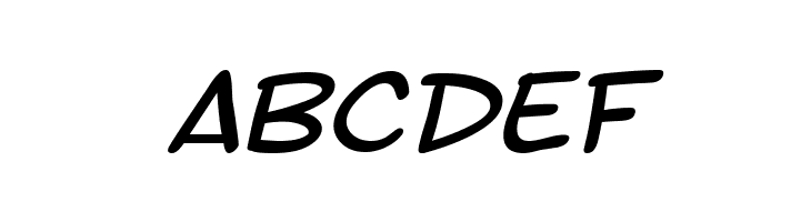 SF Toontime Extended Italic  Free Fonts Download