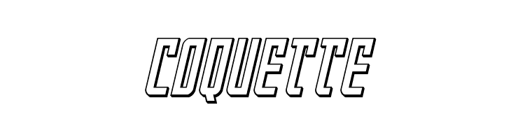 Gotham Knights Mid 3D Italic  Free Fonts Download