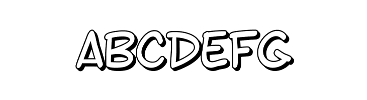 SF Toontime Shaded  Free Fonts Download