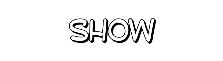 SF Toontime Shaded  Free Fonts Download