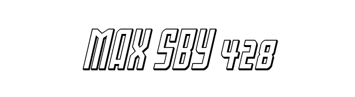 Gotham Knights 3D Italic  Free Fonts Download