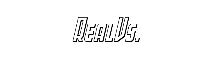 Gotham Knights 3D Italic  Free Fonts Download