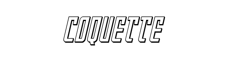 Gotham Knights Shift 3DItalic  Free Fonts Download