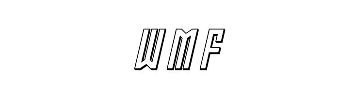 Gotham Knights Shift 3DItalic  Free Fonts Download