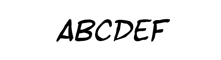 SF Toontime Blotch Italic  Free Fonts Download