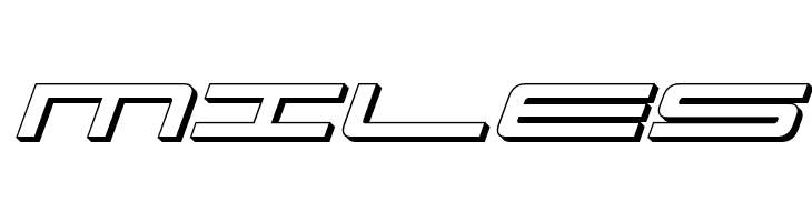 Ultra 911 3D Italic  Free Fonts Download