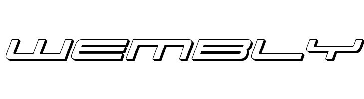 Ultra 911 3D Italic  Free Fonts Download