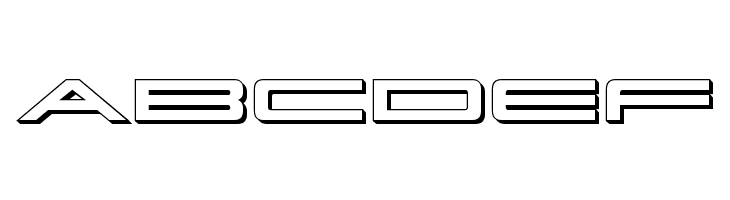 Ultra 911 3D  Free Fonts Download