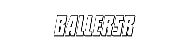 Her Champions 3D Italic  Free Fonts Download