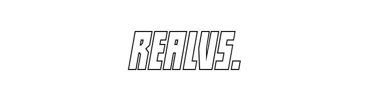 Her Champions Outline Italic  Free Fonts Download