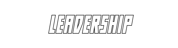 Her Champions Outline Italic  Free Fonts Download