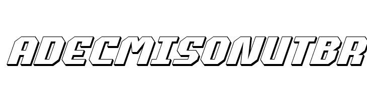 Commonwealth 3D Italic  Free Fonts Download