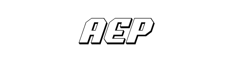 Commonwealth 3D Italic  Free Fonts Download