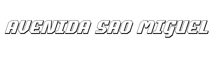 Commonwealth 3D Italic  Free Fonts Download