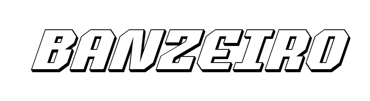 Commonwealth 3D Italic  Free Fonts Download