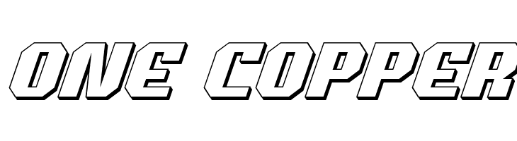 Commonwealth 3D Italic  Free Fonts Download