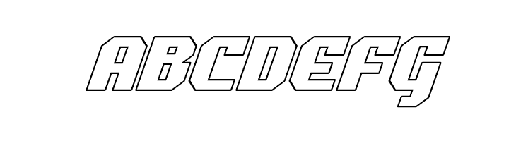 Commonwealth Outline Italic  Free Fonts Download