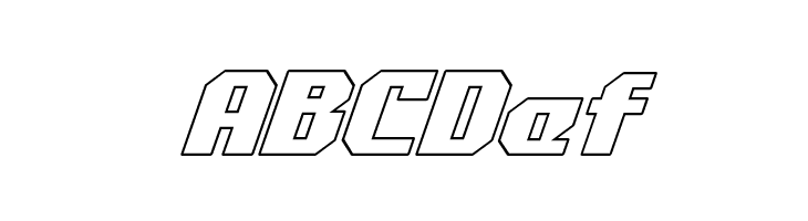 Commonwealth Outline Italic  Free Fonts Download